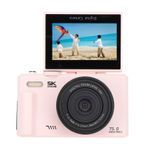 5K Dijital Kamera Fotoğrafçılık Için, WiFi 75MP VLOG Kamera Otomatik Nişan Video Kamera 3in 180 ° Flip Ekran 18x Dijital Zoom, Kamera Noktası Ve Yeni Başlayanlar Için Camara'yı