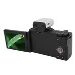 5K Dokunmatik Ekran Kamerası 5K Aynasız Dijital 3,2 inç Flip Dokunmatik Ekran 5x Optik Zoom 15x Hibrid Zoom WiFi Fotoğraf meraklıları Için Uzaktan Kumanda (BLACK)
