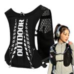 5L Bisiklet, Hidrasyon Sırt Çantası için Su Sırt Çantası,5L Koşmak İçin Hafif Su Sırt Çantası - Snowboard için yansıtıcı şeritli açık hava hayatta kalma dişlisi ayarlanabilir kayışlar tasarım