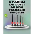 5'Li Araç Temizlik Fırça Seti-Detaylı Temizlik İçin Çok Amaçlı Fırçalar Mir48791513