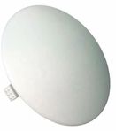 5'li Bombeli Buat Kapak | 9 cm Plastik Lüks Buat Kapağı Beyaz | LBK.0992 Elektrik Tesisat Kapağı
