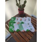 5’li Çiçek Temalı Kadın Tenis Çorap Set - Karışık - 36 - 40