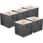 5'li Dolap Içi Düzenleyici , Çamaşır Oyuncak Saklama Kutusu Sepet Organizer 30X30X30