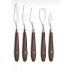 5li Metal Resim Spatulası, Palette Knives, Ressam Sipatulası Sıpatula Spatül