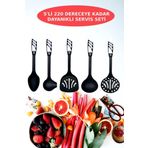 5’li Modern Tasarım Pişirme ve Servis Seti – 220°C Isıya Dayanıklı