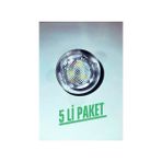 5li Paket Mini LED Spot 24V 3000K Gün Işığı - Beyaz