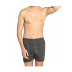 5'lı Paket Penye Düz Erkek Boxer Füme