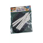 5'Li Sanatçı Resim Spatula & Palet Seti Profesyonel Doku Ve Karıştırma