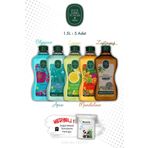 5'li Set Doğal Zeytinyağlı Sıvı Sabunlar Eyüp Sabri Tuncer 1.5L ve ROSIE