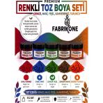 5'Li Set Premium Parafin Soya Wax Toz Mum Boyası Hobi Seti - 5 Cc (Kırmızı, Mavi, Yeşil, Kahverengi, Turuncu) Bkfab5kmykht5g