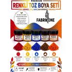 5'Li Set Premium Parafin Soya Wax Toz Mum Boyası Hobi Seti - 5 Cc (Kırmızı, Sarı, Mavi, Kahverengi, Turuncu) Bkfab5ksrmkht5g