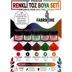 5'Li Set Premium Parafin Soya Wax Toz Mum Boyası Hobi Seti - 5 Cc (Kırmızı, Siyah, Yeşil, Kahverengi, Turuncu) Bkfab5ksykht5g
