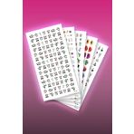 5'li Tırnak Dövmesi Seti, Tırnak Sticker Seti, Nail Art, Tattoo