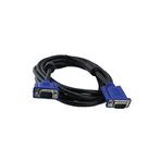 5m 5mt 5 Metre Siyah Vga Wga Kablo Monitör Lcd Led Tv Televizyon Projeksiyon Kablosu