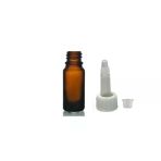 5Ml Kahverengi Cam Şişe Getamisin Kapak, 20 Adet, Plastik Üstten Damlalıklı Şişe, Damlatmalı Şişe, Damlatıcı Şişe