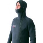 5mm Apnea Sport Içi Havlulu Dalış Elbisesi - L - Siyah