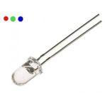5mm Rgb Flaşör Led - 2 Bacaklı