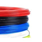5mm Teflonlu Dış Kablo 4 Renk 25 Metre Rulo Bisiklet Dış Halat Beyaz