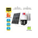 5MP (Kablosuz) Kamera, Güvenlik İçin Güneş Enerjili Panel Sim Kart Destekli Dış Mekan Kamerası