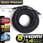 5mt Hdmi V1.4 3d Led-lcd-ps3 Kablo