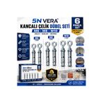 5NVERA M6-M8-M10 Kancalı Çelik Dübel Seti