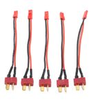 5pcs 10a 20a 30a Esc JST to T Tapa Konnektör Adaptör, Rc Esc Vahşi Rc Araçlar Için Uzatma Kablosu Drone Tekne