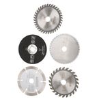 5pcs 85mm iç çap 15mm Mini Karbür Dairesel Testere bıçağı Kesme Aleti, Sağlam, Keskin Dişli Karbür Testere bıçağı, Yüksek ısı Direnci, Mermer Kesme Makineleri, Elektrikli el