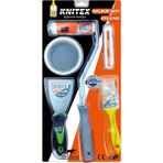 5pcs Boyacı - Nalbur Set Spatula - Kestirme Fırça - Yedek Rulo - Bant - 10CM Fırça (4887) - Renkli