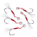 5pcs Yüksek Mukavemetli Metal Görev Balıkçılık Dikenli Kancalar Balık aksesuarı 14# Balıkçılık Kancaları Metal Kancaları H Sunumları T (14# Demir Plaka Kancası)