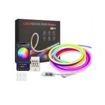 5v 10 Metre Usb Kitli Ip65 Ic-rgb Pixel Neon Şerit Led Bluetoothlu Ve Uzaktan Kumandalı