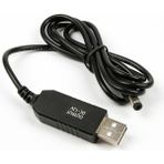 5V-12V USB To Dc 5.5x2.5mm Kablo 12V 1A 5 Volt 12 Volt Yükseltici Superbox Adaptör Çevirici