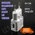 5V 2A Telefon Tablet Şarj Adaptör Başlık