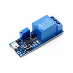 5V-30V Micro Usb Zaman Gecikme Röle Modülü 0-24 Sn Potansiyome