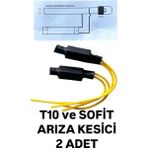 5W T10 ve Sofit Park Plaka LED Ampul Arıza Lambası Engelleyici Canbus Dekoder Direnç