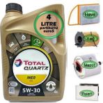 5W30 Partikül Yağ + Filtre Ful Set Peugeot 301 1.6 Dizel