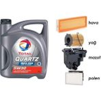 5W30 Partikül Yağ Filtre Ful Set Peugeot 308 1.6 Dizel Euro4