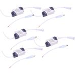 5x LED Trafo - Sabit Trafo 4-7W LED Sürücü Güç Kaynağı Trafosu DC12-24V Dayanıklı (Yurt Dışından) - Mekanik el aletleri - Beyaz
