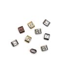 5X10 MM AYNI DESENLİ VE FARKLI RENKLİ DERİ BİLEKLİK ARA (KÖPRÜ) APARATI (A193, 100)