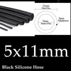 5X11MM Tarzı 1 Milyon 1~6mm Siyah Silikon Boru Esnek Akvaryum Hava Pompası Yumuşak Kauçuk Hortum Isıya Dayanıklı Yüksek Basınçlı Havalandırma Borusu (Yurt Dışından) - Sıhhi Tesisat Araçları