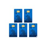 5X2.5 gr 24 Ayar Külçe Altın
