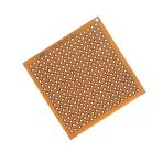 5X5 Delikli Bakır Plaket 50X50mm