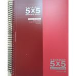 5x5 Kareli Defter (KIRMIZI - MAVİ)