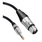 6.3 Mm Mono To Xlr Disi Mikrofon Kablosu 10 Metre