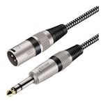 6.3 Mm Trs Erkek- Xlr Erkek Stereo Trs Kablo 3 Metre Kırmızı
