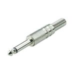 6.3Mm Mono Jack Metal Çivi Jak - Lehim Tipi Gitar Jack