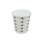 6.5 Oz Karton Bardak 50 Adet Dayanıklı (Beyaz-İndigo)
