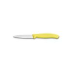 6.7636.L118 Swissclassic 8 Cm. Tırtıklı Soyma Bıçağı Sarı