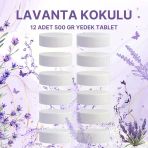 6 Adet 2X500gr - Lavanta - Nem Alıcı Rutubet Giderici Yedek Tablet