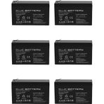 6 Adet Blue Battery 12v 7ah Bakımsız Kuru Akü 12 Volt 7 Amper Temmuz 2025 Üretim