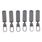 6 Adet çıkarılabilir Kanıt Renkli Er çekme Sekmeleri Kıyafet, Bagaj, çantalar, Ayakkabılar, Cüzdanlar, Bronz (Antika pirinç) (GRAY)